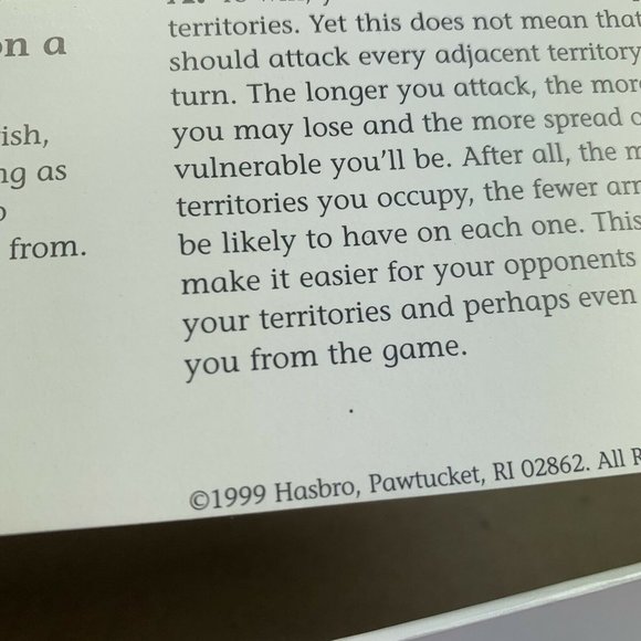 Risk Board Game Vintage 1999 Include Miniature Army Horse Cannon People Complete - Picture 5 of 9